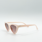 Beige Cateye Sunglasses