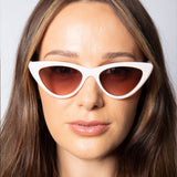 Light Pink Cateye Sunglasses - svnx