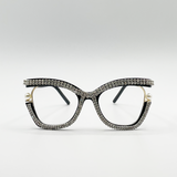 Festival Diamante with Pearls Cateye Glasses