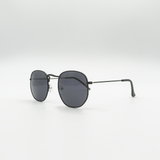 Hexagon Aviator Sunglasses in Black