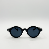 Classic Round Mens Sunglasses  in Black