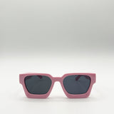 Square Retro Pink Sunglasses