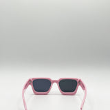 Square Retro Pink Sunglasses