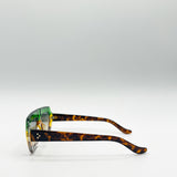 Cross-Border Flat Sunglasses in Multi Print