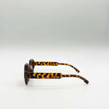 Round Hexagon Sunglasses in Tortoise/Brown