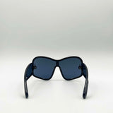 Square Oversized Mask Sunglasses in Black