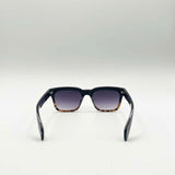 Square Sunglasses in Black Leopard