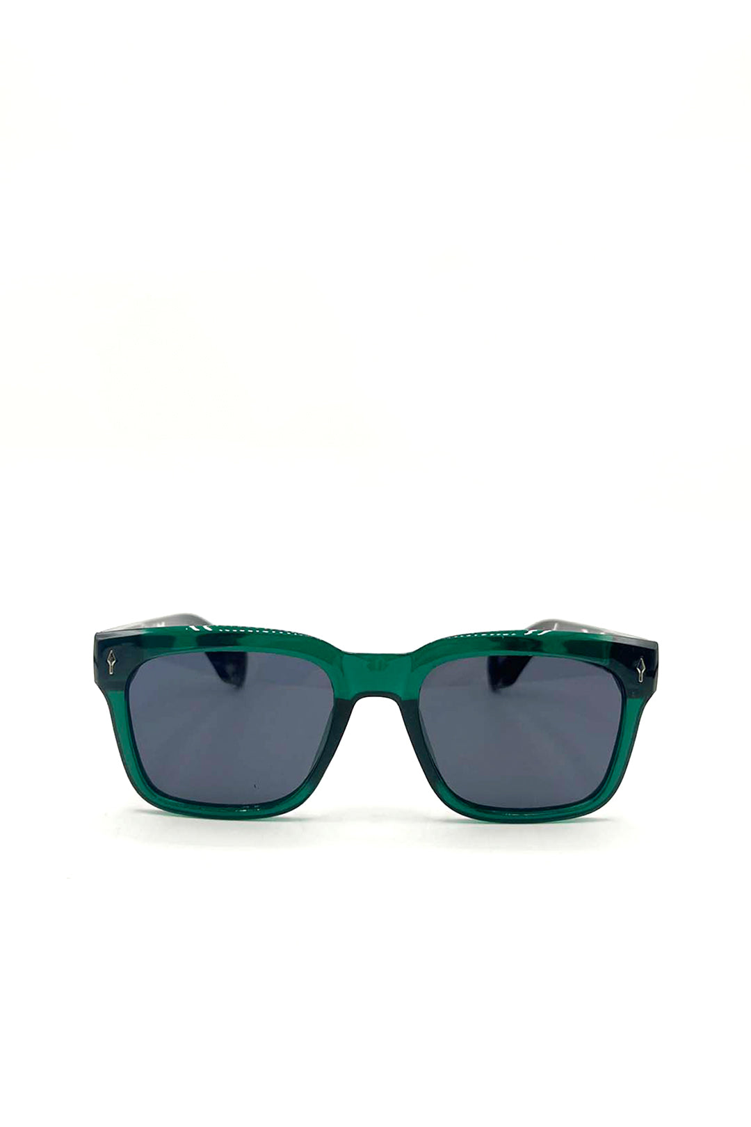 Square Sunglasses in Green Black - svnx