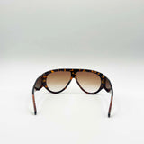 Oversized Rounded Tortoiseshell Sunglasses