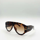 Oversized Rounded Tortoiseshell Sunglasses