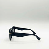 Bold Square Sunglasses in Black