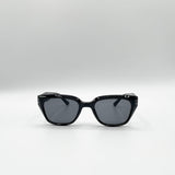 Classic Square Cat Eye Sunglasses In Black
