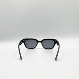 Classic Square Cat Eye Sunglasses In Black