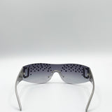 Racer Diamante Sunglasses In Silver
