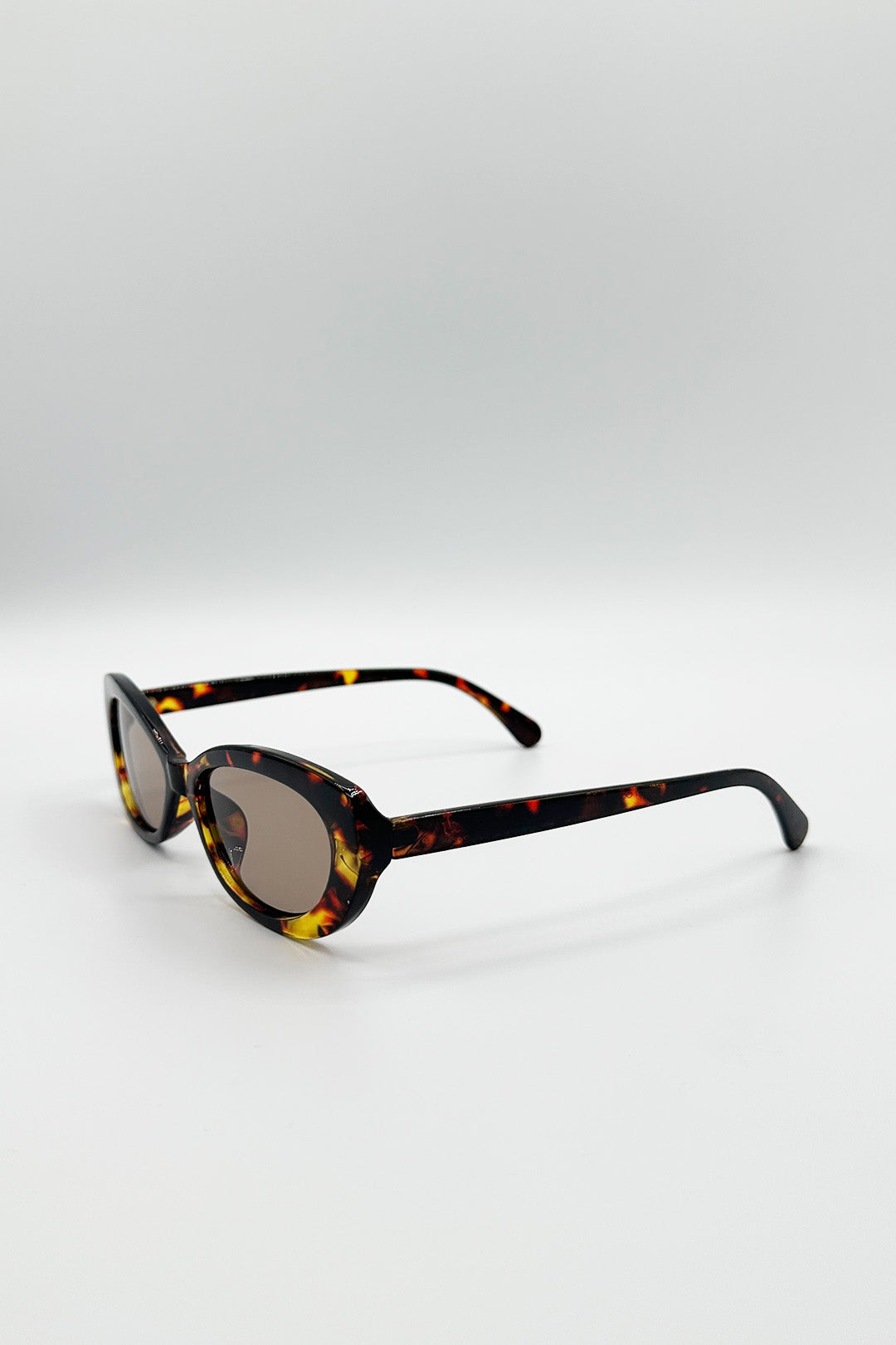 Bow Side Detail Sunglasses In Tortoiseshell - Removeable Bow - svnx