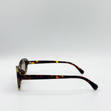 Bow Side Detail Sunglasses In Tortoiseshell - Removeable Bow - svnx