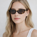 Bow Side Detail Sunglasses In Tortoiseshell - Removeable Bow - svnx