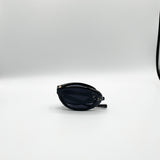Oval Foldable Sunglasses In Black