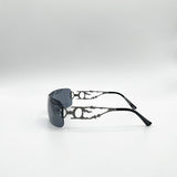 Flat Top Racer Rimless In Black