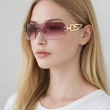 Flat Top Racer Rimless In Red