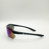 Outdoor Sports Racer Sunglasses In Black Multi With Case - svnx