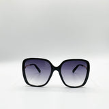 Oversized Square Sunglasses In Black Grey
