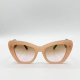 Cat Eye Sunglasses in Pink Green - svnx