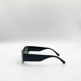 Racer Wrap Around Sunglasses In Black