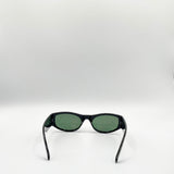 Racer Wrap Around Sunglasses In Black