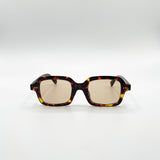 Bold Square Sunglasses In Tortoiseshell