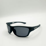 Basic Outdoor Sports Racer Sunglasses In Black With Case - svnx