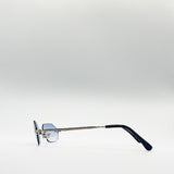 Rimless Hexagon Sunglasses