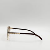 Retro Square Sunglasses in Brown - svnx