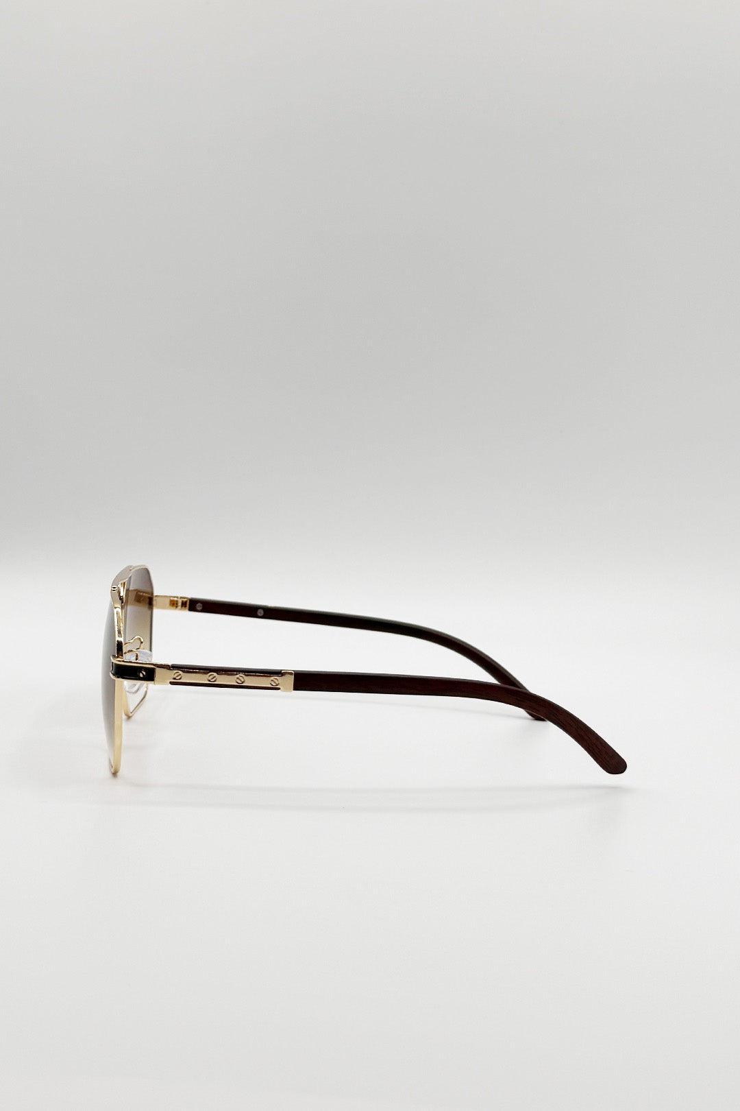 Retro Square Sunglasses in Brown - svnx
