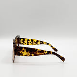 Oversized Square Sunglasses in Tortoiseshell