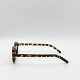 Retro Rounded Square Sunglasses In Tortoiseshell Orange