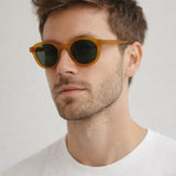 Bold Preppy Sunglasses In Brown
