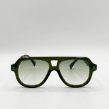 Bold Navigator Sunglasses in Green