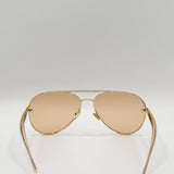Metal Aviator Sunglasses With Chunky Arm