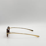 Bold Oval Angular Sunglasses in Tortoiseshell - svnx