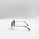 Aviator Sunglasses With Blue Mirror Lenses