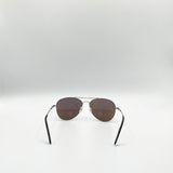 Aviator Sunglasses With Blue Mirror Lenses