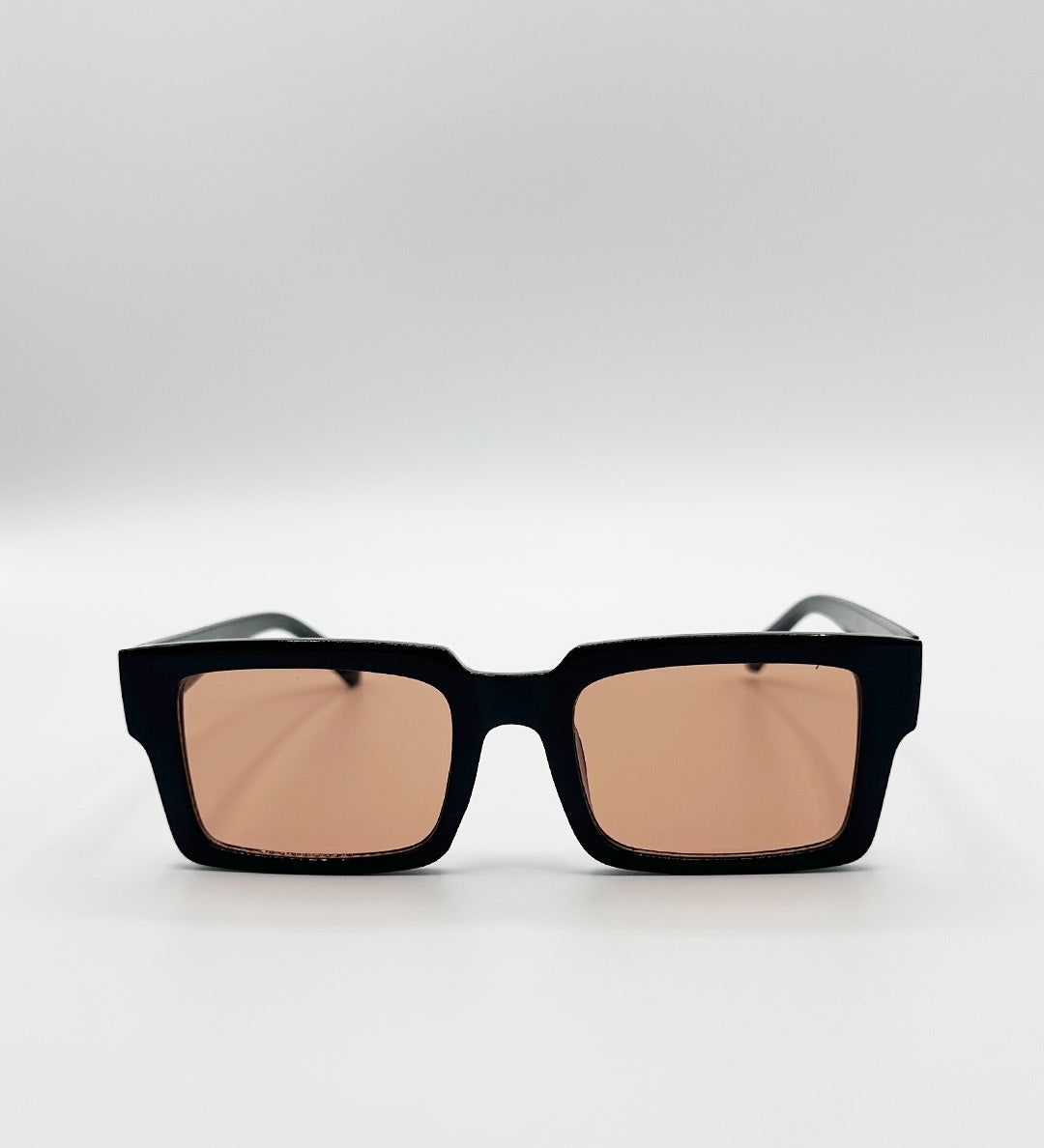 Oversized Square Sunglasses In Black - svnx