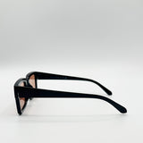 Oversized Square Sunglasses In Black - svnx
