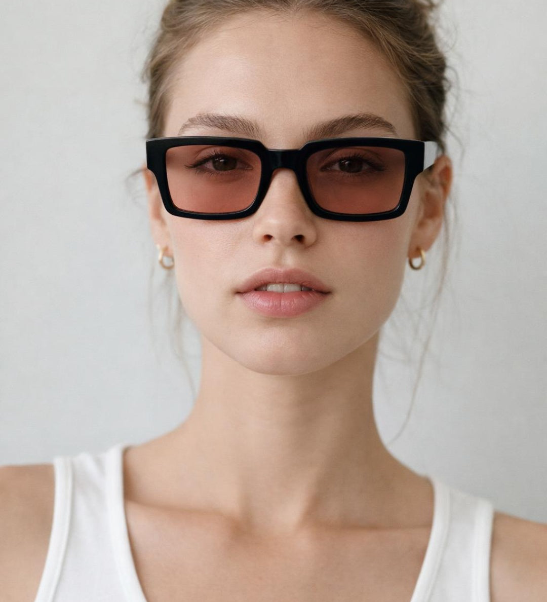 Oversized Square Sunglasses In Black - svnx