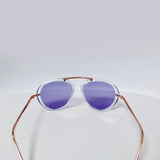 Clear Frame  Aviator Sunglasses - svnx