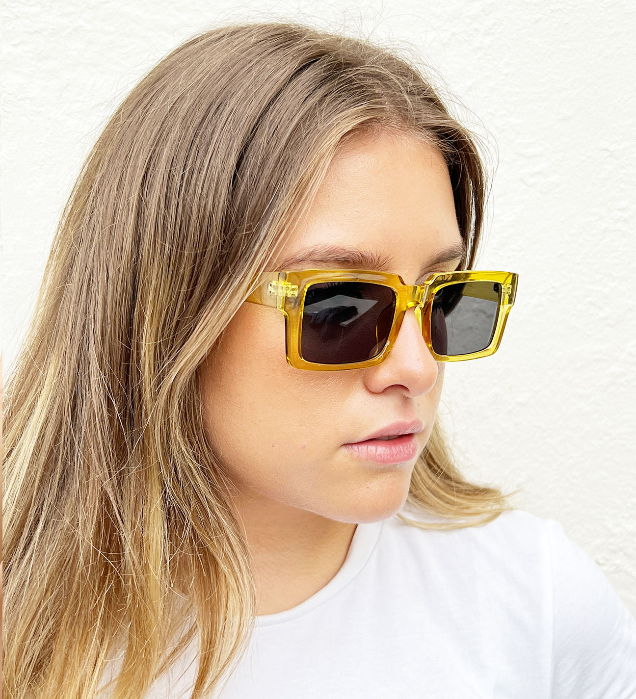 Square Crystal Frame Sunglasses - svnx