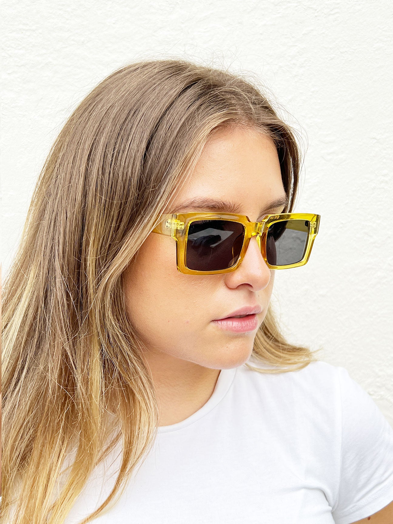 Square Crystal Frame Sunglasses - svnx