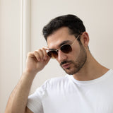Classic Round Metal Frame Sunglasses - svnx