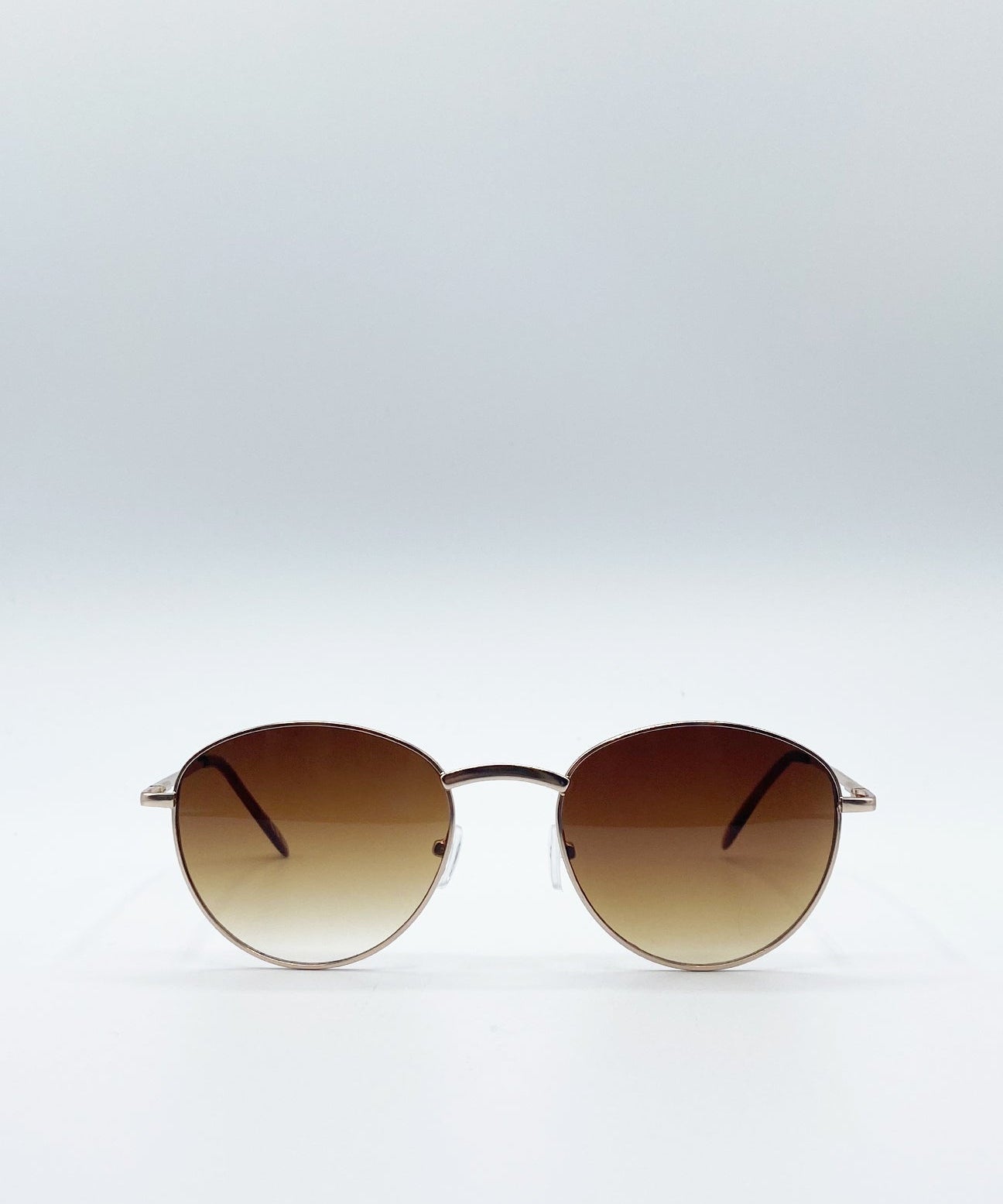 SVNX Classic Round Metal Frame Sunglasses